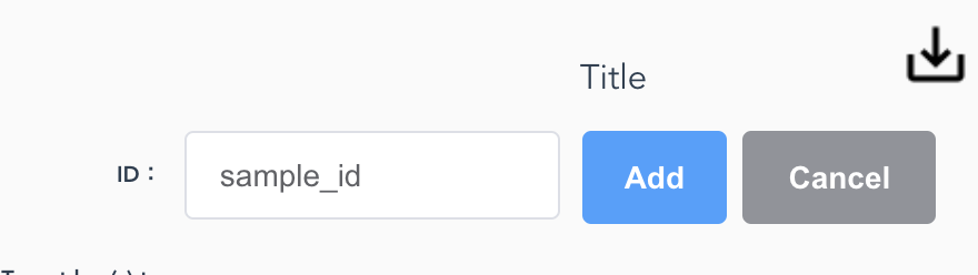 add partition key