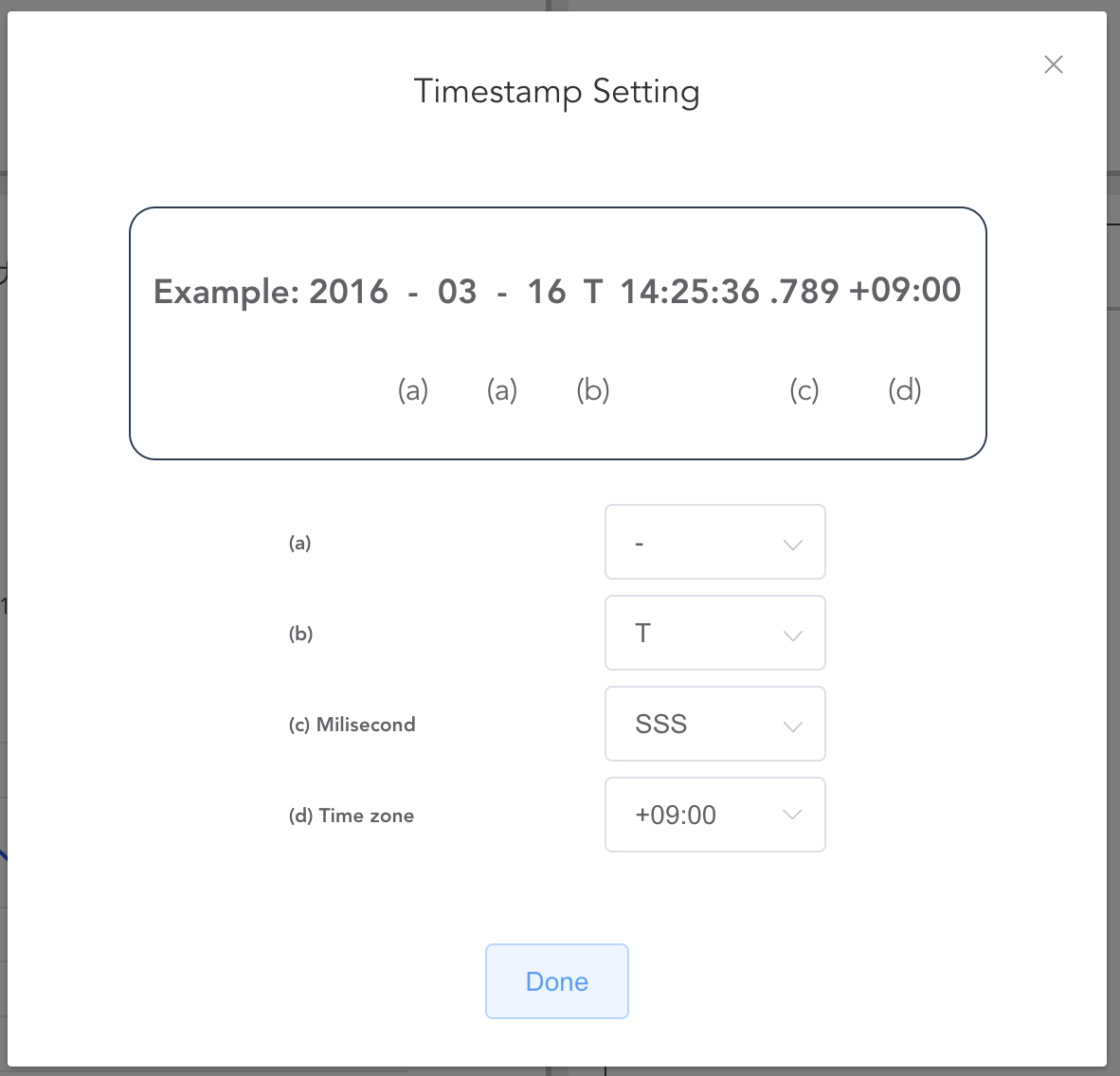 select format
